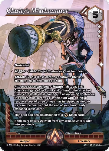 Clarity's Warhammer (AC5-149), Equilibrium — Alpha Clash card price