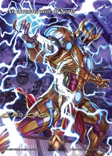 An Accelerator of Sorts (Iconic Art) (AC5-160), Equilibrium — Alpha Clash card price