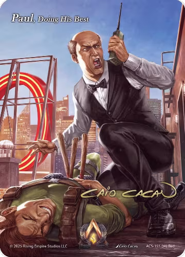 Paul, Doing His Best (Iconic Art) (AC5-161), Equilibrium — Alpha Clash card price