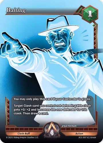 Baiting (X-RAY CHASE) (AC5-037), Equilibrium — Alpha Clash card price