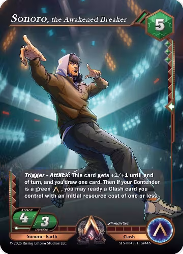 Sonoro, the Awakened Breaker (ST5-004), Equilibrium — Alpha Clash card price
