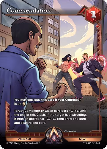 Commendation (Starter Rare) (ST5-005), Equilibrium — Alpha Clash card price