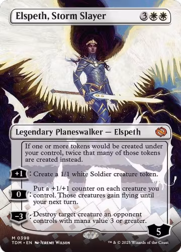 Elspeth, Storm Slayer (Borderless) (398), Tarkir: Dragonstorm — Magic card price