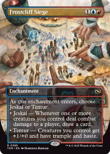 Frostcliff Siege (Borderless) (385), Tarkir: Dragonstorm — Magic card price
