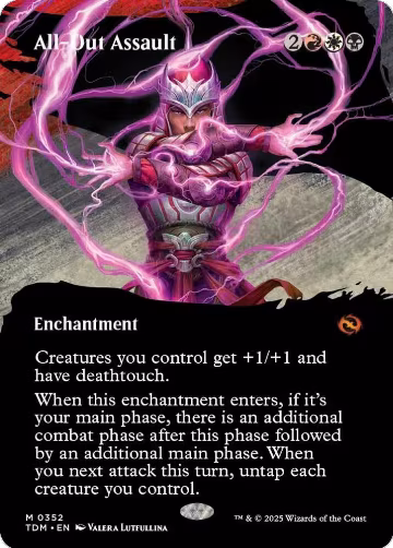 All-Out Assault (Borderless) (352), Tarkir: Dragonstorm — Magic card price