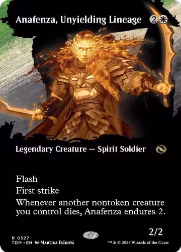 Anafenza, Unyielding Lineage (Borderless) (327), Tarkir: Dragonstorm — Magic card price