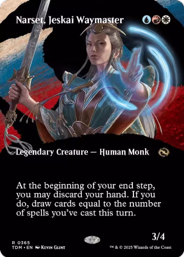 Narset, Jeskai Waymaster (Borderless) (365), Tarkir: Dragonstorm — Magic card price
