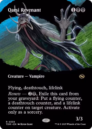 Qarsi Revenant (Borderless) (338), Tarkir: Dragonstorm — Magic card price