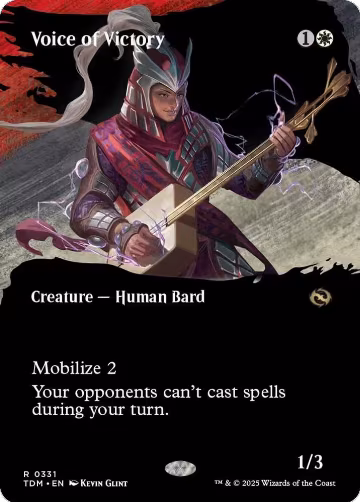 Voice of Victory (Borderless) (331), Tarkir: Dragonstorm — Magic card price