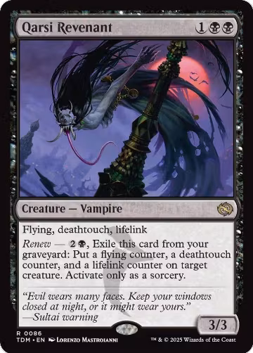 Qarsi Revenant (86), Tarkir: Dragonstorm — Magic card price