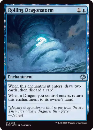 Roiling Dragonstorm (55), Tarkir: Dragonstorm — Magic card price