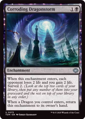 Corroding Dragonstorm (75), Tarkir: Dragonstorm — Magic card price