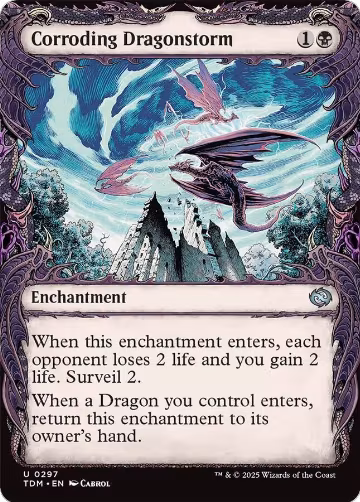 Corroding Dragonstorm (Showcase) (297), Tarkir: Dragonstorm — Magic card price