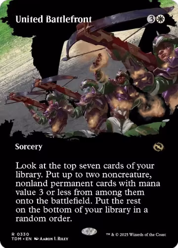 United Battlefront (Borderless) (330), Tarkir: Dragonstorm — Magic card price