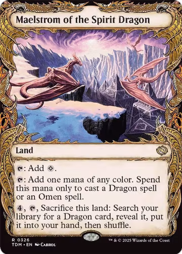 Maelstrom of the Spirit Dragon (Showcase) (326), Tarkir: Dragonstorm — Magic card price