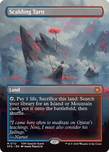 Scalding Tarn (Borderless) (112), Special Guests — Magic card price