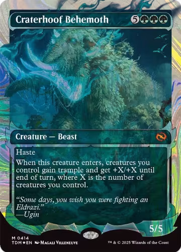 Craterhoof Behemoth (Showcase) (Halo Foil) (414) — card price