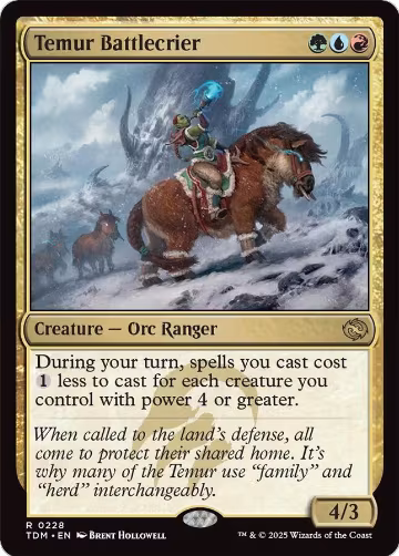 Temur Battlecrier (228), Tarkir: Dragonstorm — Magic card price