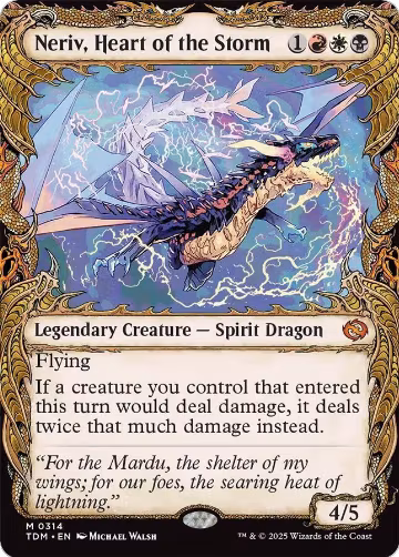 Neriv, Heart of the Storm (Showcase) (314), Tarkir: Dragonstorm — Magic card price