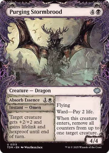 Purging Stormbrood (Showcase) (315), Tarkir: Dragonstorm — Magic card price