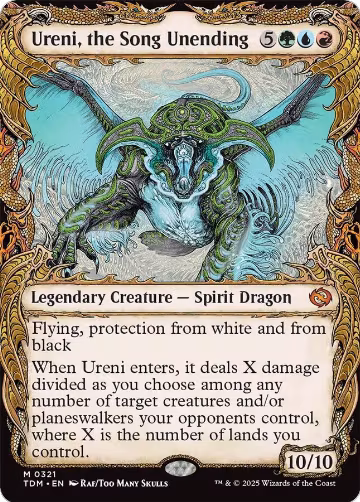Ureni, the Song Unending (Showcase) (321), Tarkir: Dragonstorm — Magic card price