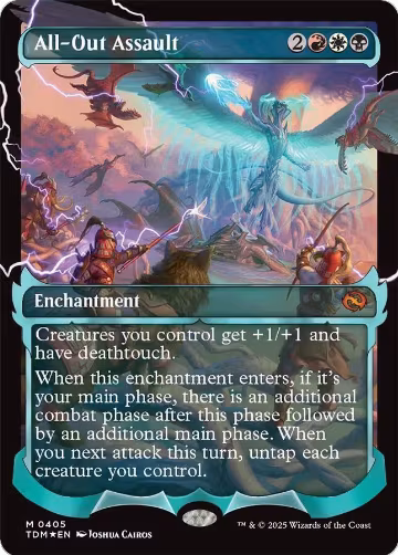 All-Out Assault (Showcase) (405), Tarkir: Dragonstorm — Magic card price