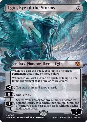 Ugin, Eye of the Storms (Borderless) (382), Tarkir: Dragonstorm — Magic card price
