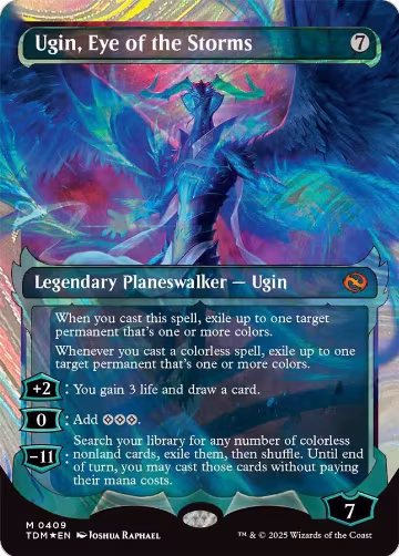 Ugin, Eye of the Storms (Showcase) (Halo Foil) (409) — card price