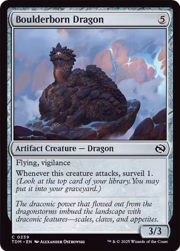 Boulderborn Dragon (239), Tarkir: Dragonstorm — Magic card price