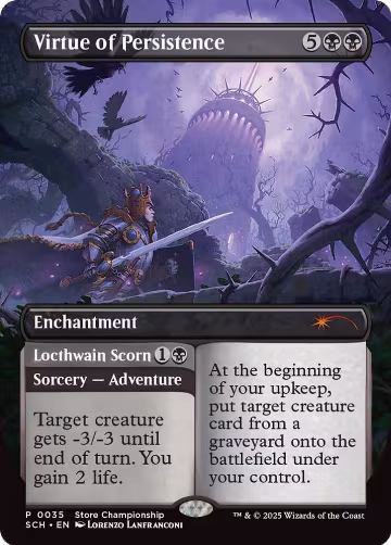 Virtue of Persistence (35), Game Day & Store Championship Promos — Magic card price