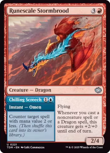 Runescale Stormbrood (221), Tarkir: Dragonstorm — Magic card price