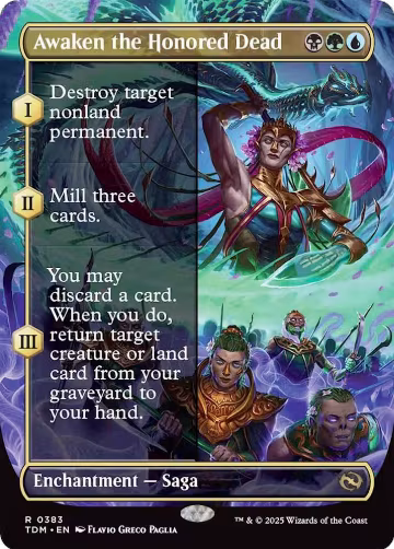 Awaken the Honored Dead (Borderless) (383), Tarkir: Dragonstorm — Magic card price