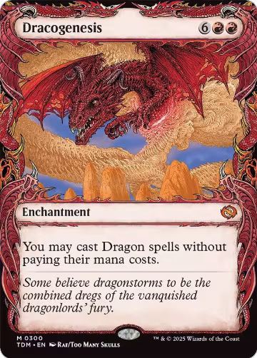 Dracogenesis (0300) (Showcase) (300), Tarkir: Dragonstorm — Magic card price