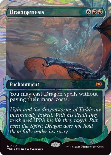 Dracogenesis (0412) (Showcase) (Halo Foil) (412) — card price