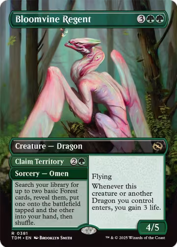 Bloomvine Regent (Borderless) (381), Tarkir: Dragonstorm — Magic card price