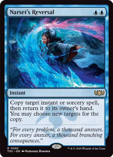 Narset's Reversal (92), Commander: Tarkir: Dragonstorm — Magic card price