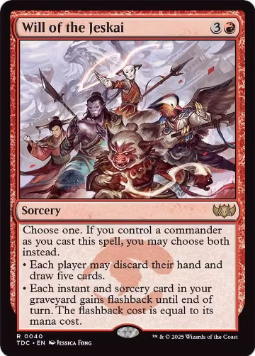 Will of the Jeskai (40), Commander: Tarkir: Dragonstorm — Magic card price