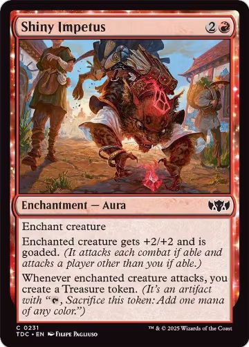 Shiny Impetus (231), Commander: Tarkir: Dragonstorm — Magic card price