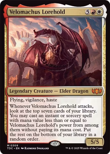 Velomachus Lorehold (309), Commander: Tarkir: Dragonstorm — Magic card price