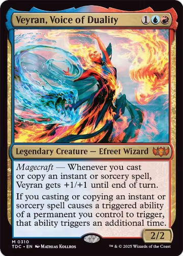 Veyran, Voice of Duality (310), Commander: Tarkir: Dragonstorm — Magic card price