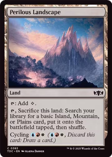 Perilous Landscape (383), Commander: Tarkir: Dragonstorm — Magic card price