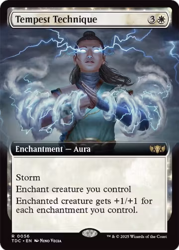 Tempest Technique (Extended Art) (56), Commander: Tarkir: Dragonstorm — Magic card price