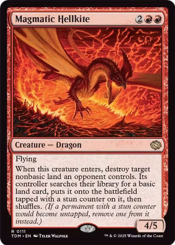 Magmatic Hellkite (111), Tarkir: Dragonstorm — Magic card price