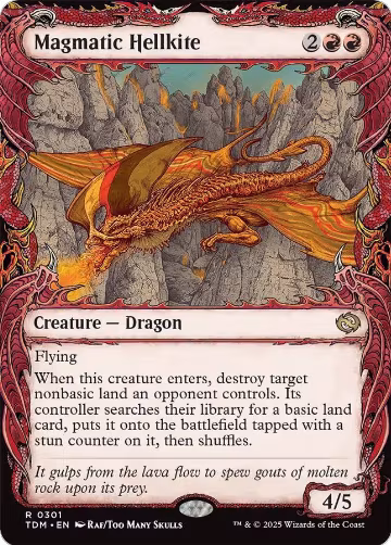 Magmatic Hellkite (Showcase) (301), Tarkir: Dragonstorm — Magic card price