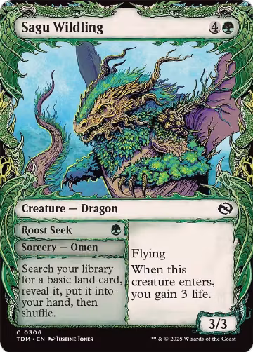 Sagu Wildling (Showcase) (306), Tarkir: Dragonstorm — Magic card price