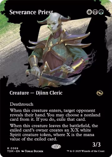 Severance Priest (Borderless) (369), Tarkir: Dragonstorm — Magic card price