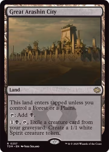 Great Arashin City (257), Tarkir: Dragonstorm — Magic card price