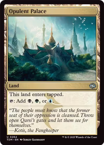 Opulent Palace (264), Tarkir: Dragonstorm — Magic card price