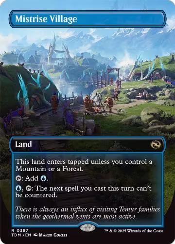 Mistrise Village (Borderless) (397), Tarkir: Dragonstorm — Magic card price