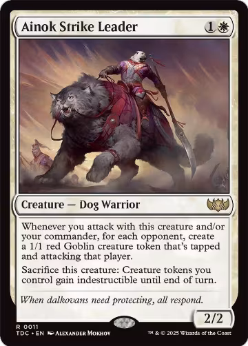 Ainok Strike Leader (11), Commander: Tarkir: Dragonstorm — Magic card price